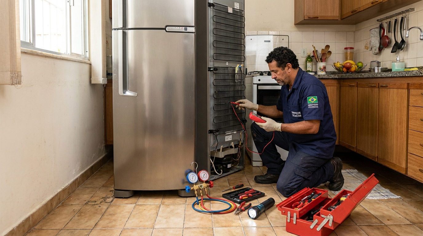Manutenção na refrigeração em Santo André-SP